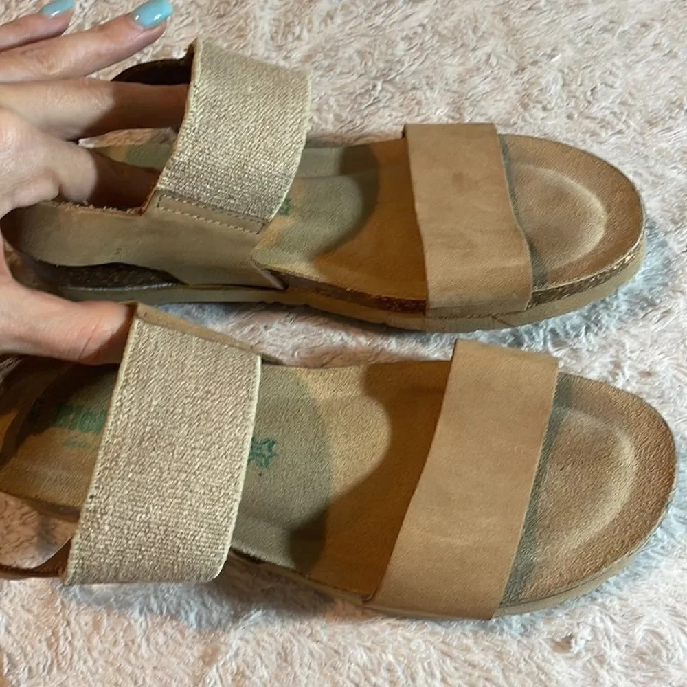 Bionatural leather sandals size 7